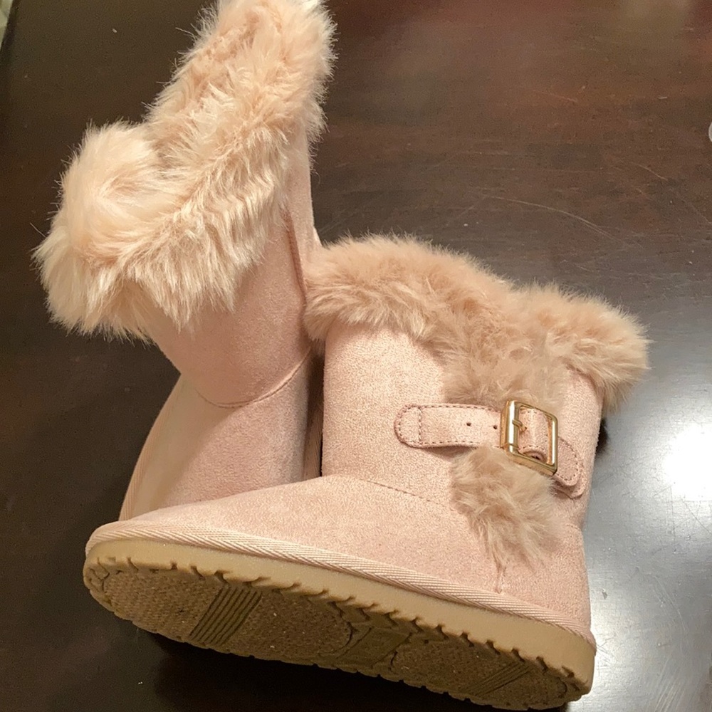 Girls Faux Suede Boots